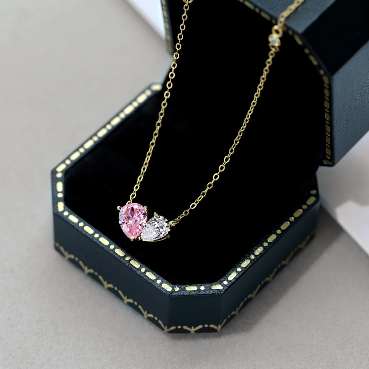 [RAFFINE]Collar único en forma de corazón