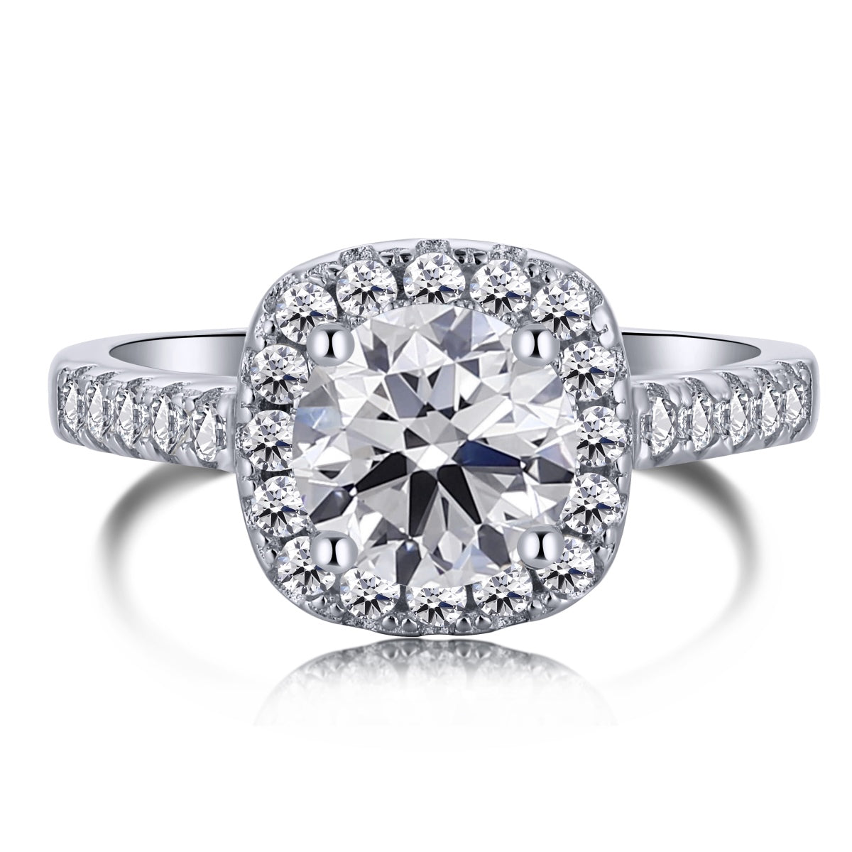 [RAFFINE]Dazzling Resplendent Round Cut Wedding Ring