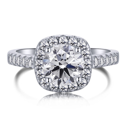 [RAFFINE]Dazzling Resplendent Round Cut Wedding Ring