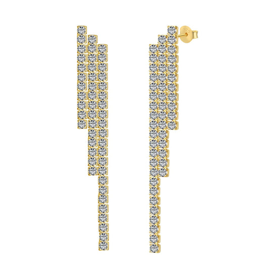 [RAFFINE]Pendientes de banquete delicados y lujosos