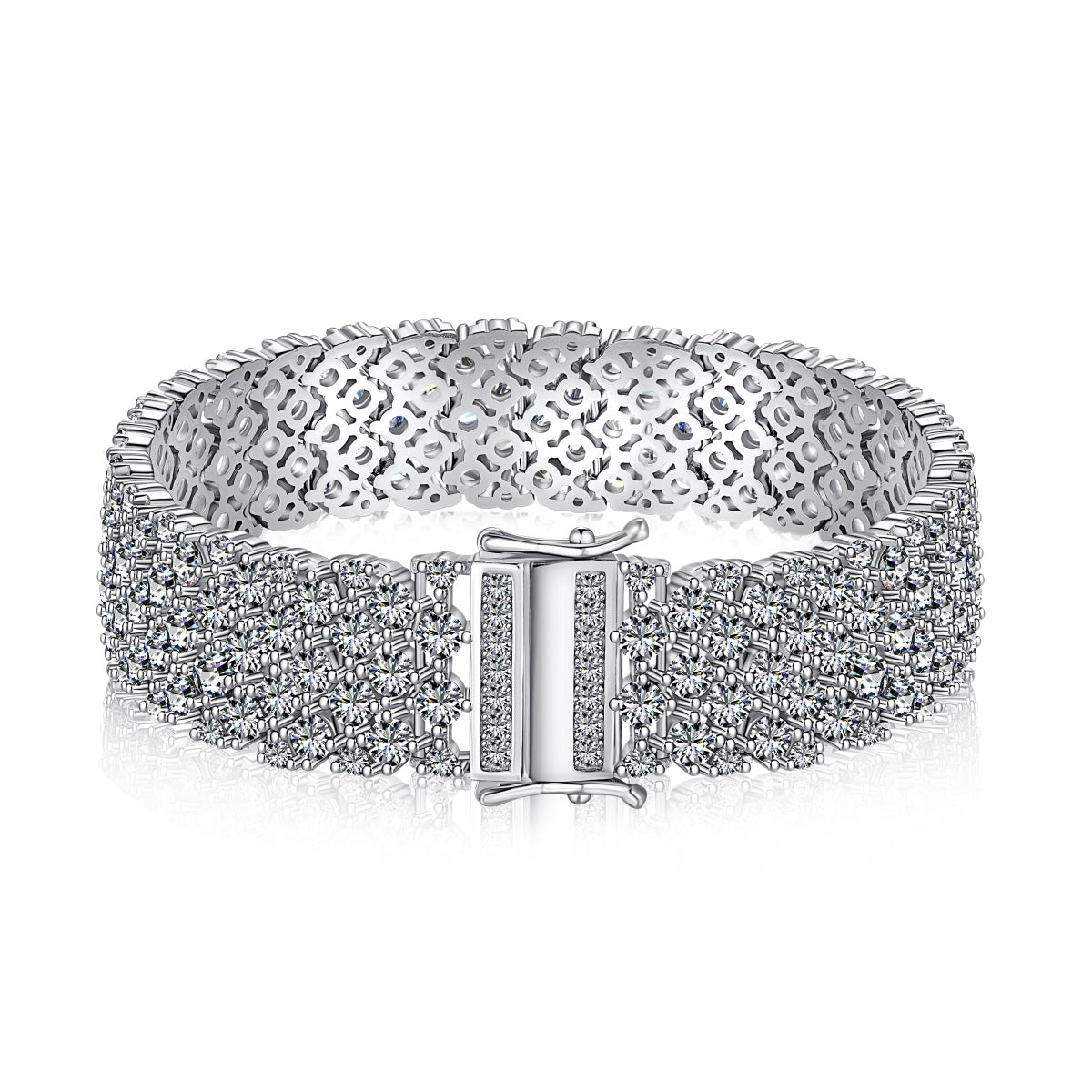 [RAFFINE]Ornate Elegant Round Cut Party Bracelet