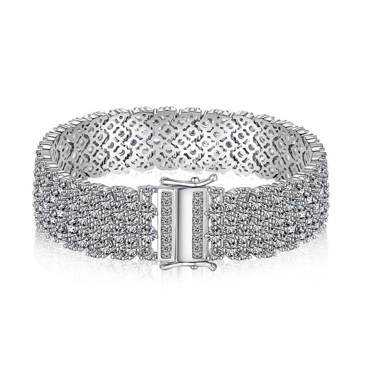 [RAFFINE]Ornate Elegant Round Cut Party Bracelet