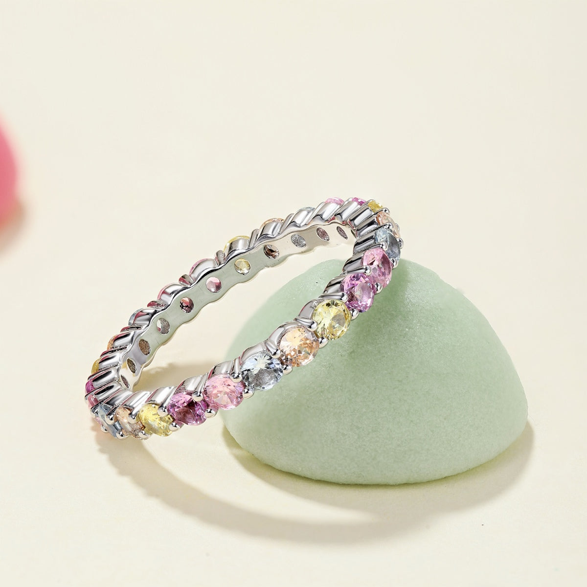 [RAFFINE]Dazzling Resplendent Round Cut Party Ring