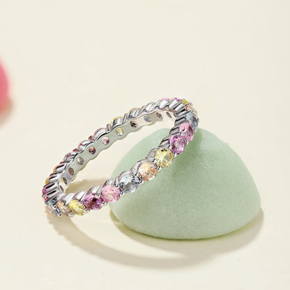 [RAFFINE]Dazzling Resplendent Round Cut Party Ring