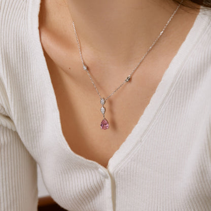[RAFFINE]Collar deslumbrante con corte de pera