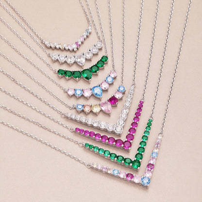 [RAFFINE]Ornate Round Cut Necklace