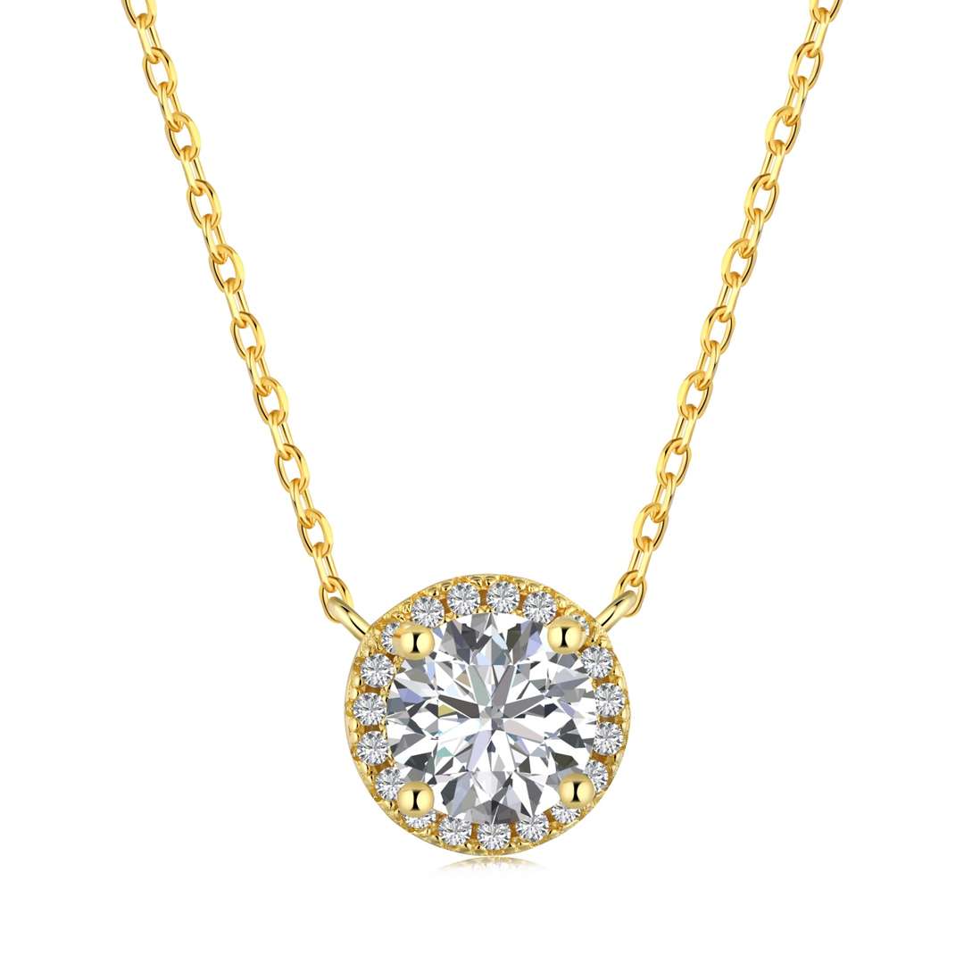 [RAFFINE]Collar de lujo con corte redondo