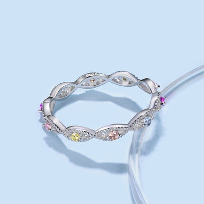 [RAFFINE]Elegant Energetic Round Cut Daily Ring