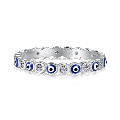 [RAFFINE]Sparkling Vibrant Round Shape Daily Ring