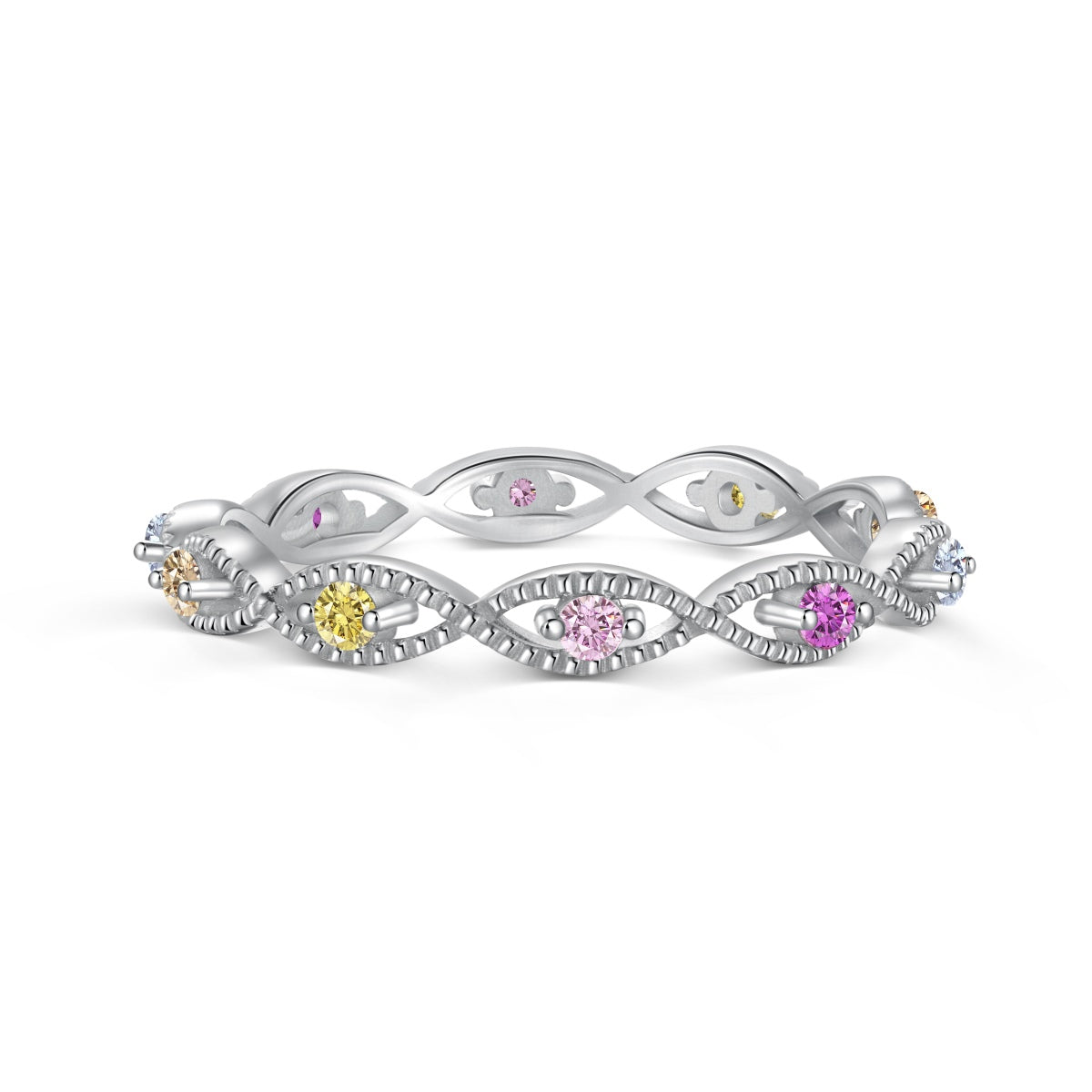 [RAFFINE]Elegant Energetic Round Cut Daily Ring