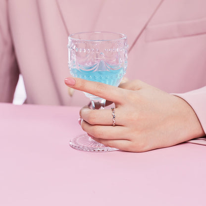 [RAFFINE]Ornate Vibrant Round Cut Daily Ring