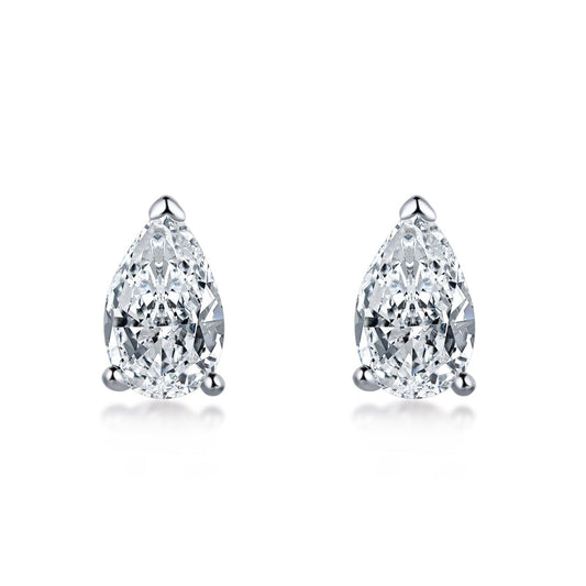 [RAFFINE]Pendientes con forma de gota de agua adornada