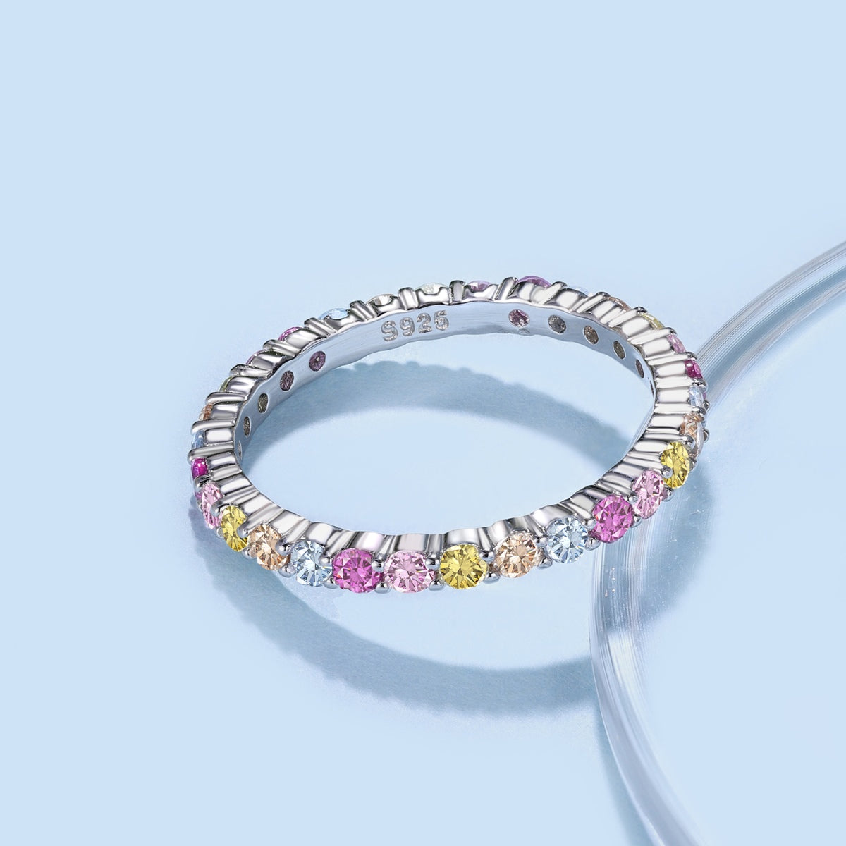 [RAFFINE]Elegant Vivid Round Cut Daily Ring