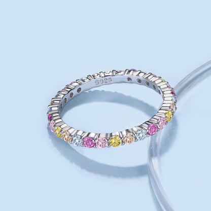 [RAFFINE]Elegant Vivid Round Cut Daily Ring