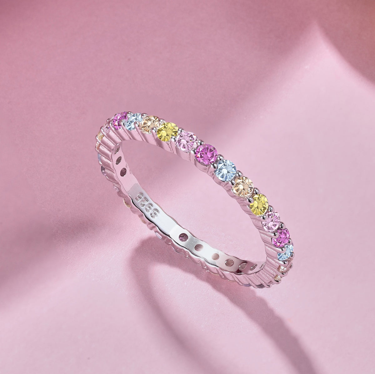 [RAFFINE]Elegant Vivid Round Cut Daily Ring