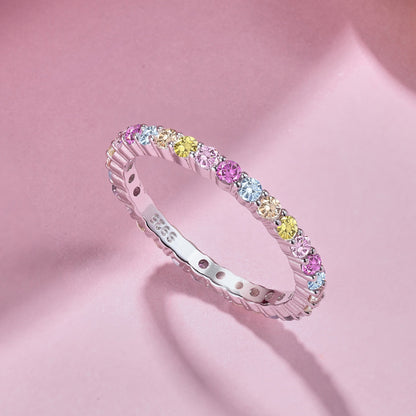 [RAFFINE]Elegant Vivid Round Cut Daily Ring