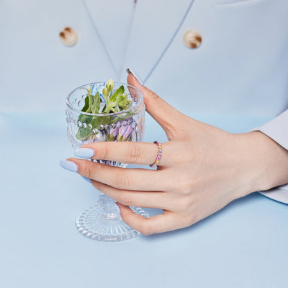 [RAFFINE]Dazzling Resplendent Round Cut Party Ring