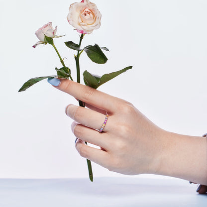 [RAFFINE]Dazzling Resplendent Round Cut Party Ring