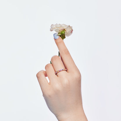 [RAFFINE]Dazzling Resplendent Round Cut Party Ring