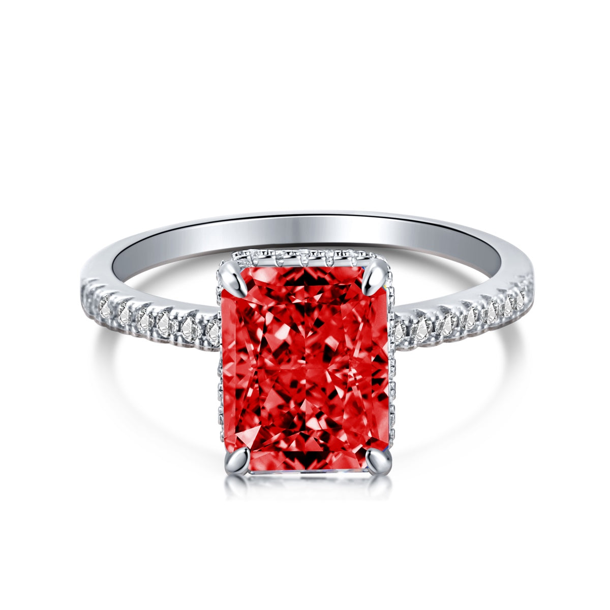 [RAFFINE]4.0 Carat Luxurious Engagement Ring