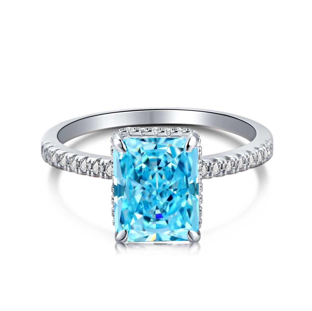 [RAFFINE]4.0 Carat Luxurious Engagement Ring