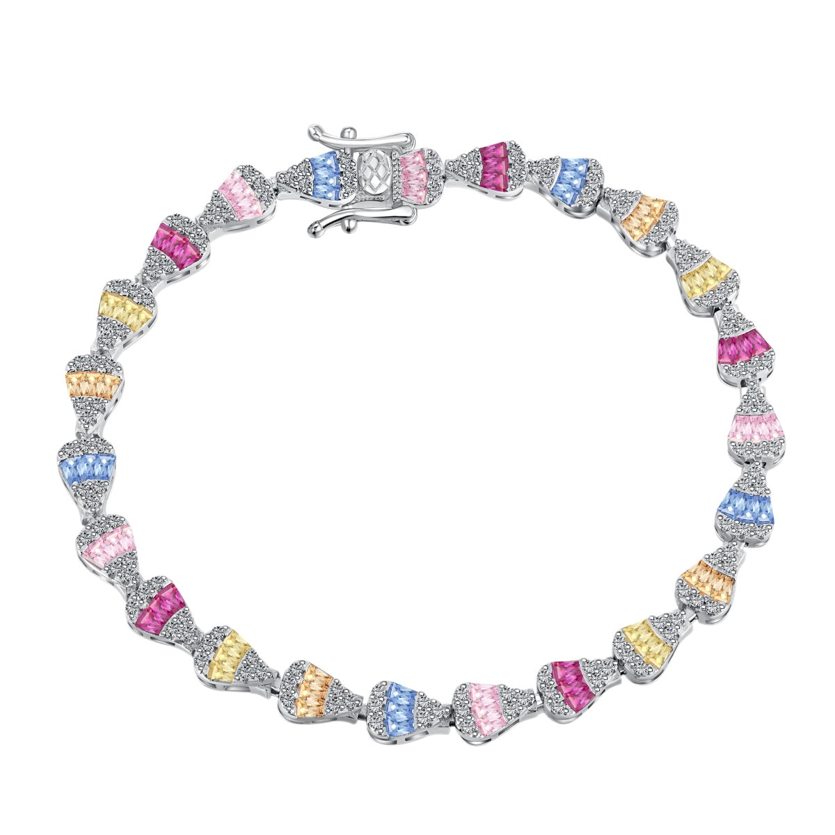 [RAFFINE]Pulsera diaria con forma de gota de agua radiante