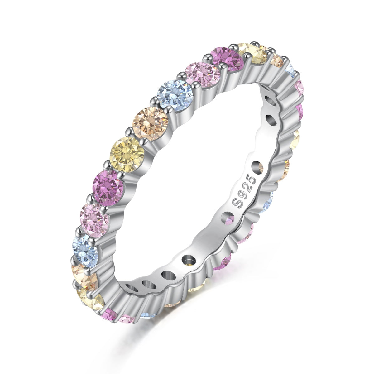 [RAFFINE]Elegant Vivid Round Cut Daily Ring