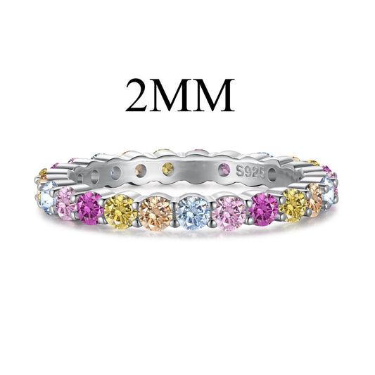 [RAFFINE]Elegant Vivid Round Cut Daily Ring