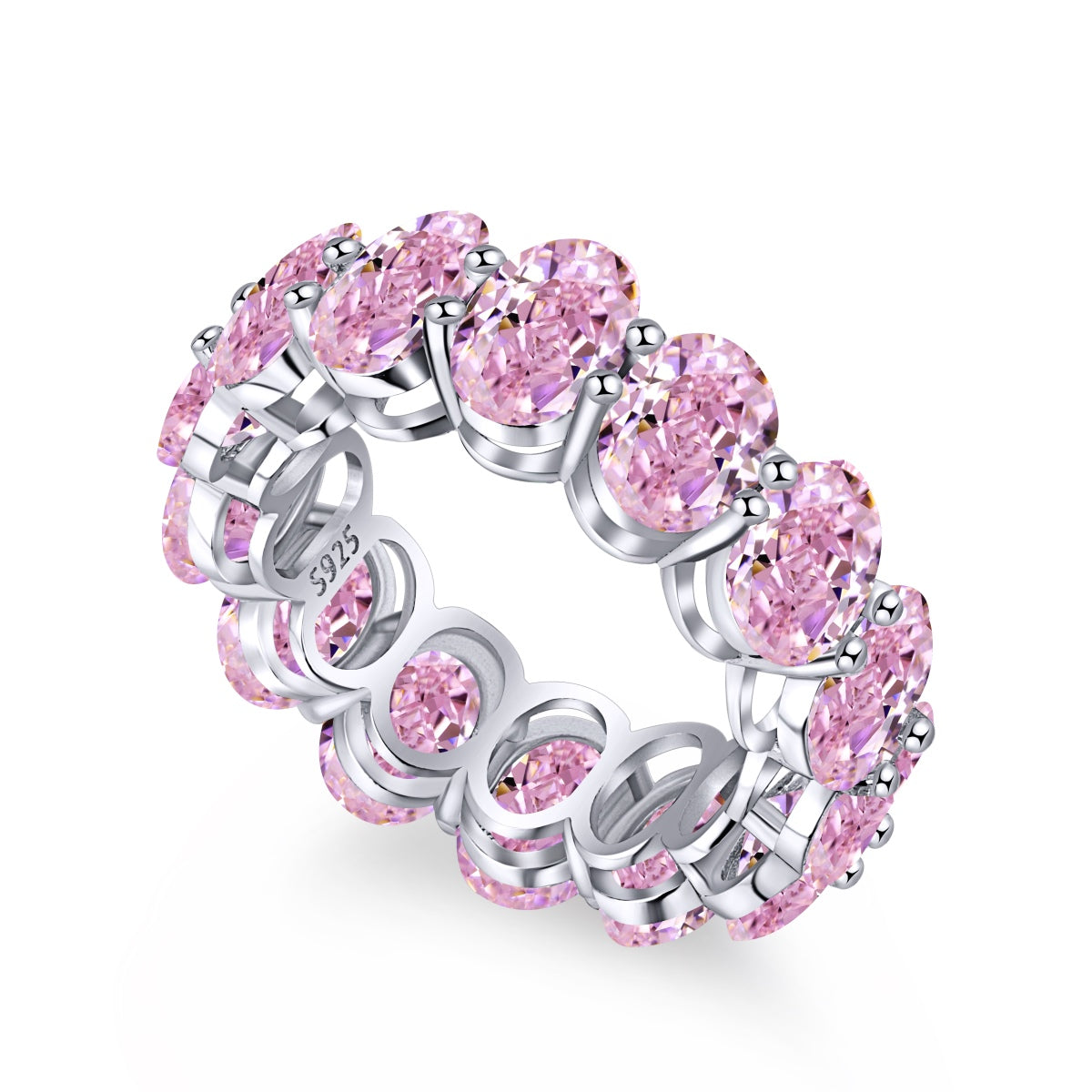 [RAFFINE]Dainty Elongated Cushion Cut Tennis Ring