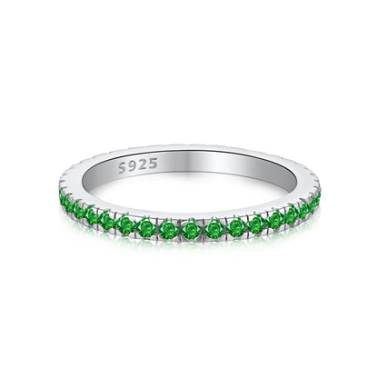 [RAFFINE]Delicate Sparkling Round Cut Daily Ring