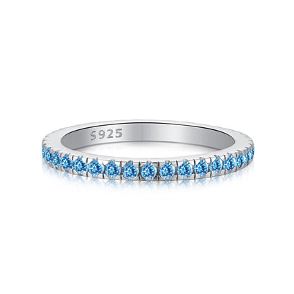 [RAFFINE]Delicate Sparkling Round Cut Daily Ring