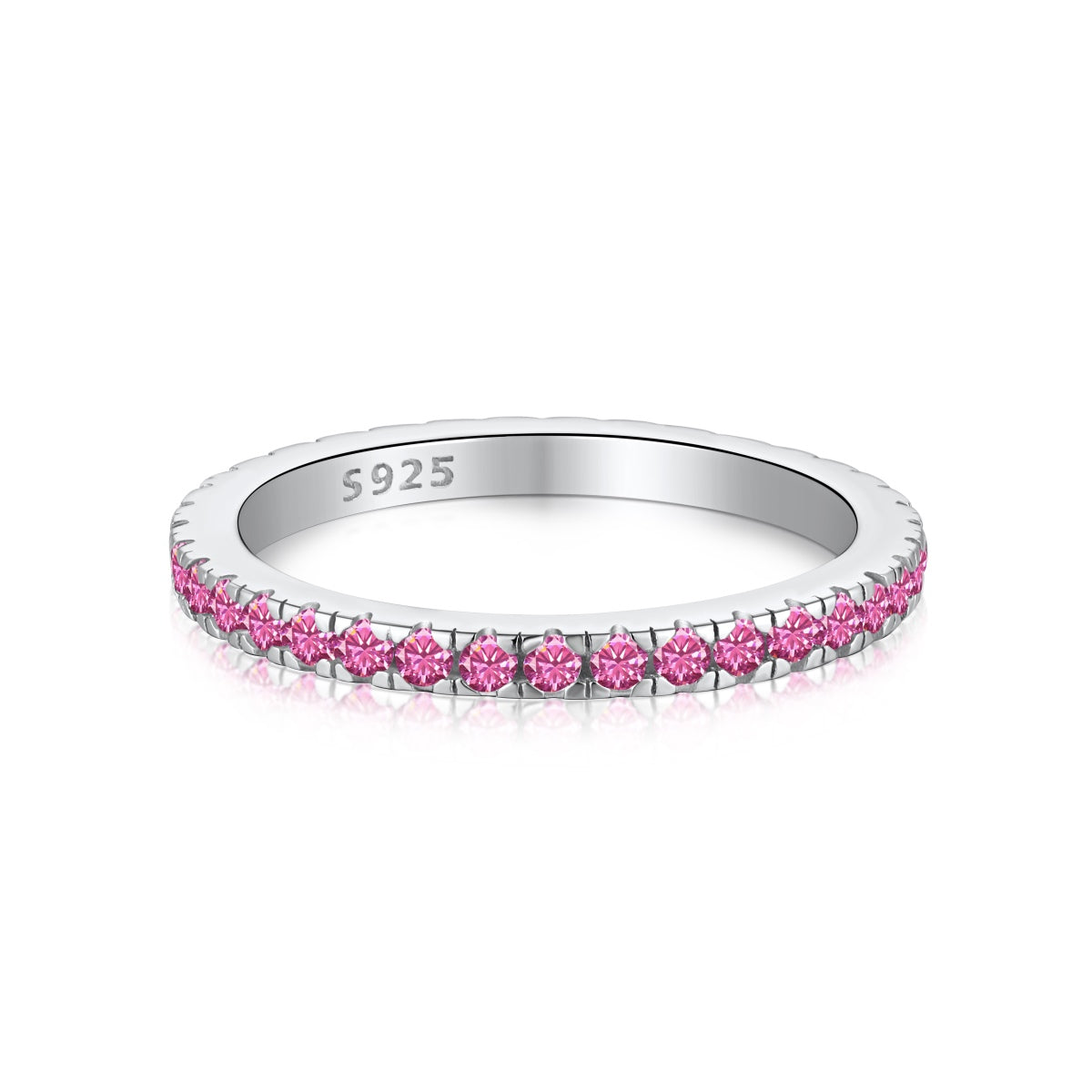 [RAFFINE]Delicate Sparkling Round Cut Daily Ring