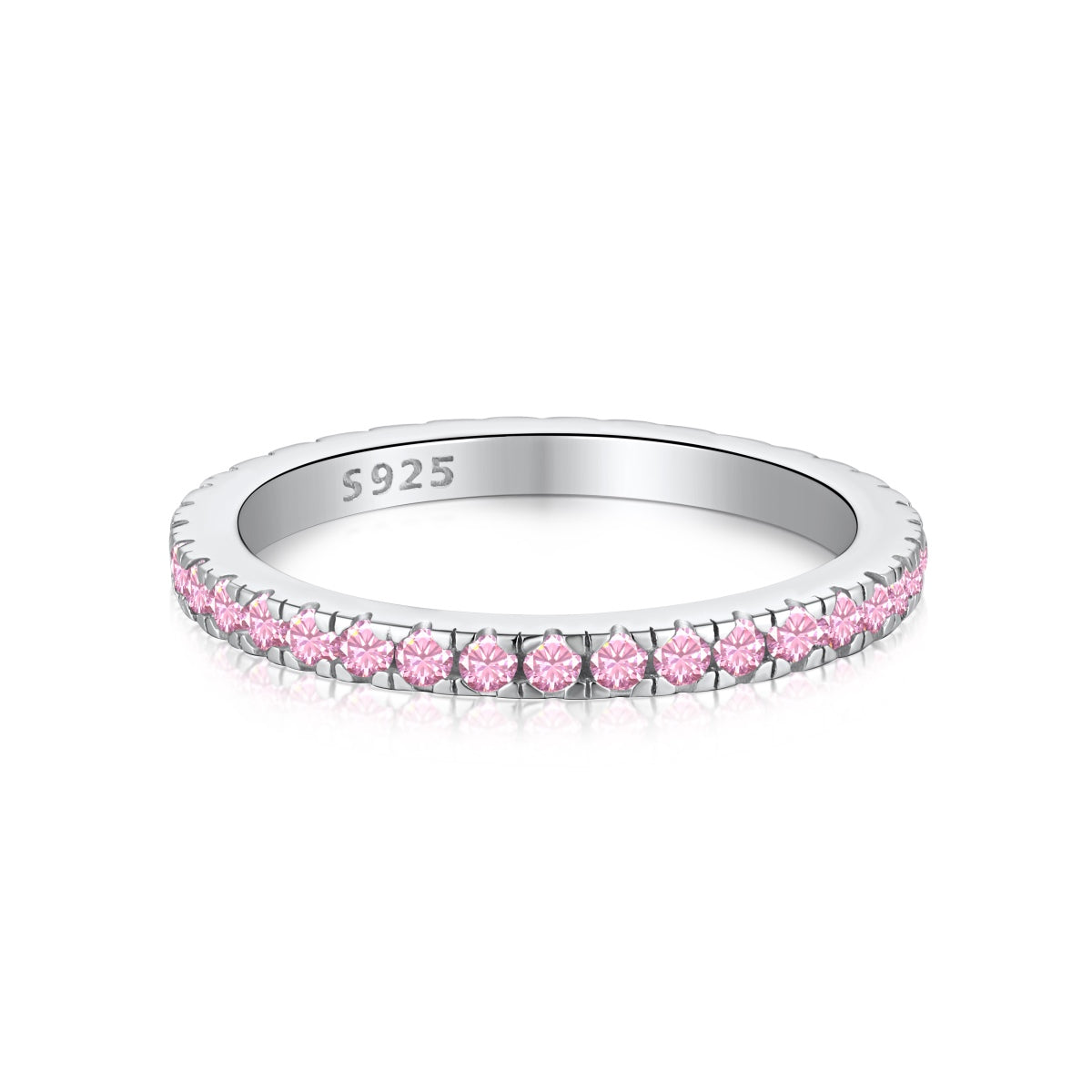 [RAFFINE]Delicate Sparkling Round Cut Daily Ring