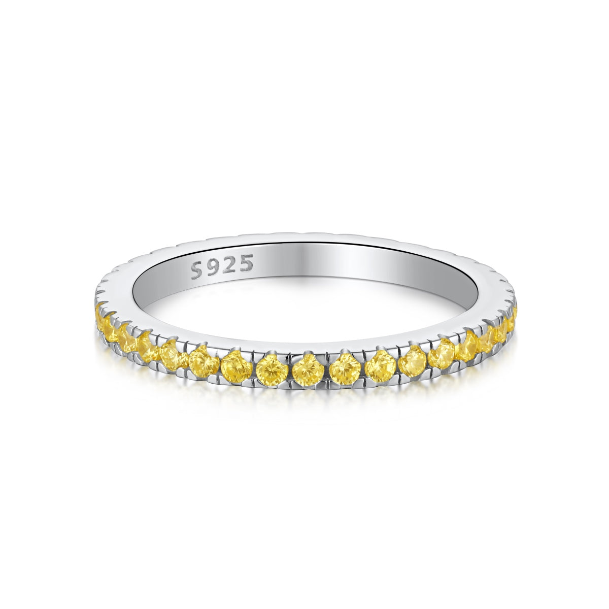 [RAFFINE]Delicate Sparkling Round Cut Daily Ring