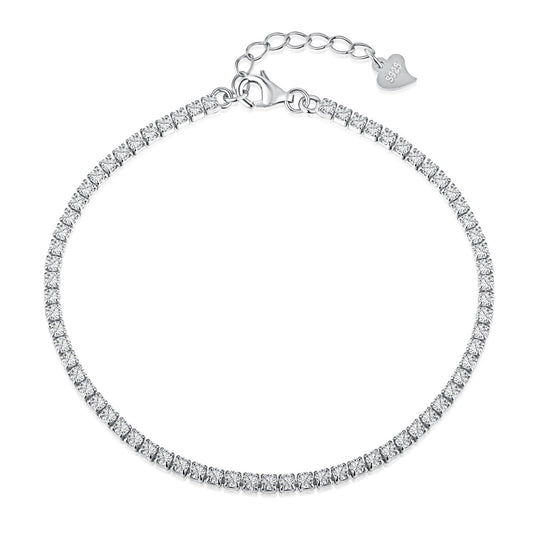 [RAFFINE]Radiant Shinning Princess Cut Tennis Bracelet