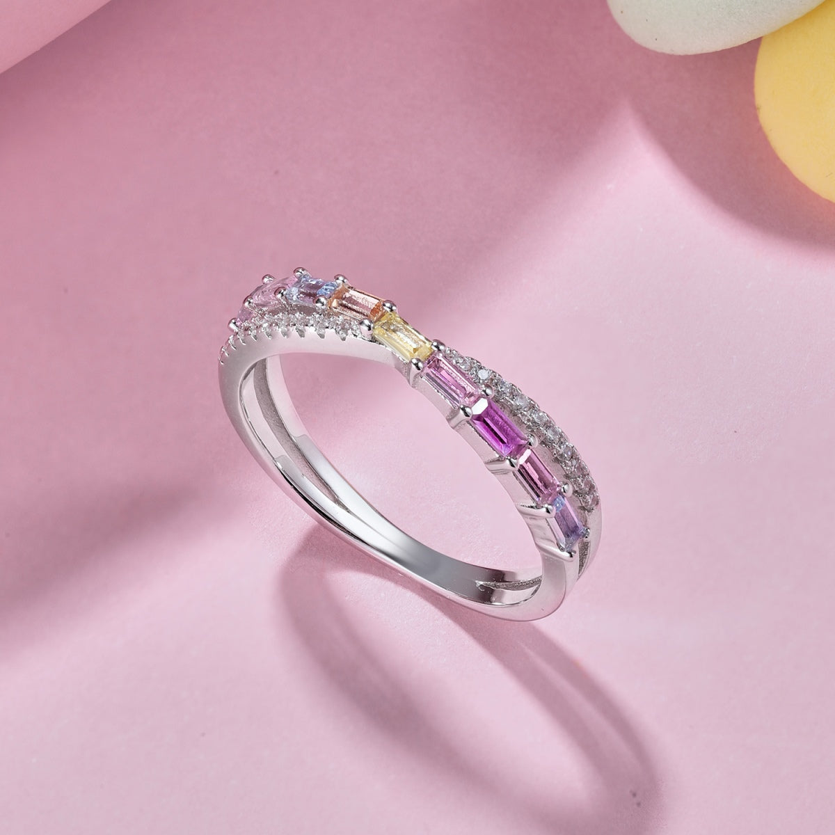 [RAFFINE]Energetic Elegant Radiant Cut Party Ring