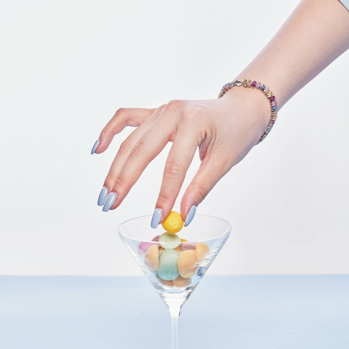 [RAFFINE]Sparkling Exquisite Multi Cut Party Bracelet