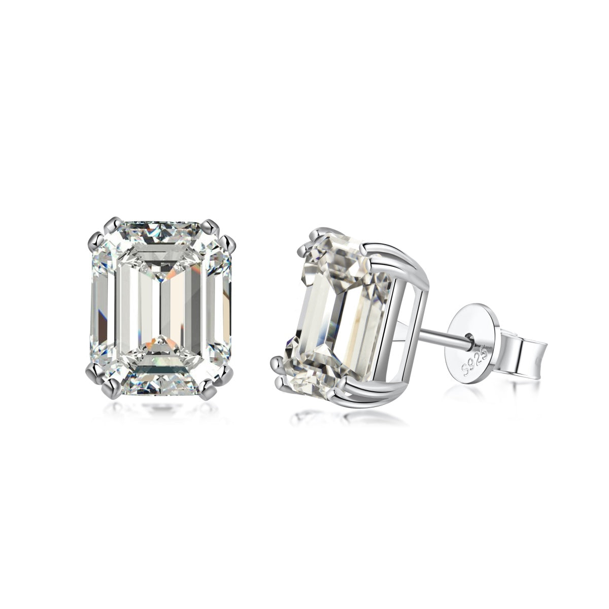 [RAFFINE] Pendientes de forma cuadrada deslumbrantes