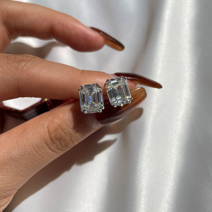 [RAFFINE] Pendientes de forma cuadrada deslumbrantes