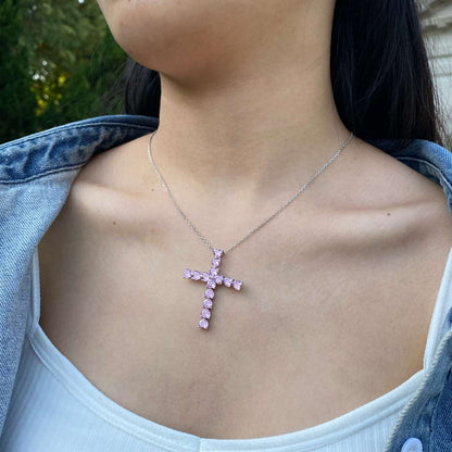 [RAFFINE]Collar con forma de cruz radiante