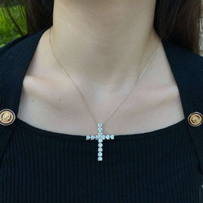 [RAFFINE]Collar con forma de cruz radiante