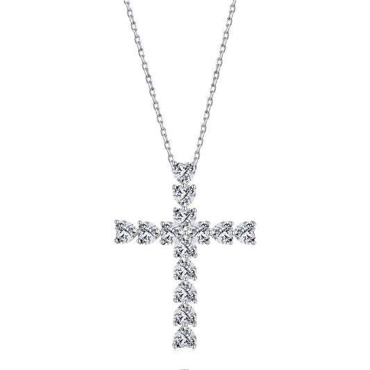 [RAFFINE]Collar con forma de cruz radiante