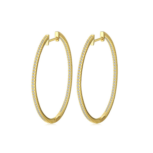 [RAFFINE]Pendientes de aro grandes populares
