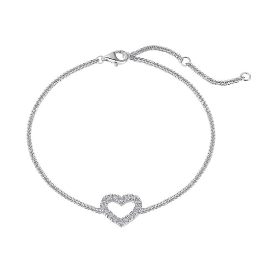 [RAFFINE]Pulsera de enamorados con forma de corazón