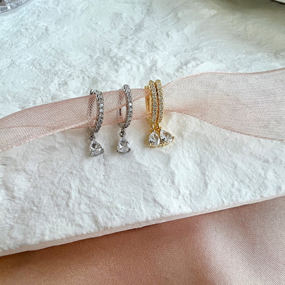 [RAFFINE]Luxurious Geometric Drop Earrings