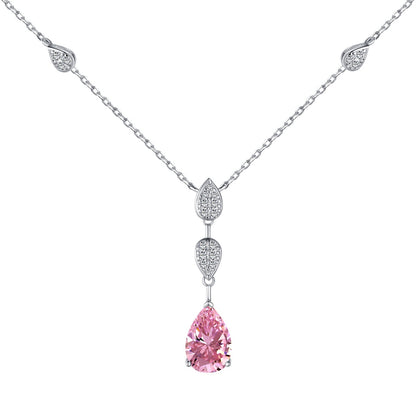 [RAFFINE]Collar deslumbrante con corte de pera