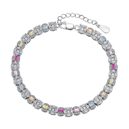 [RAFFINE]Dazzling Radiant Multi Cut Daily Bracelet