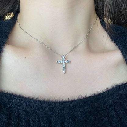 [RAFFINE]Collar único en forma de cruz