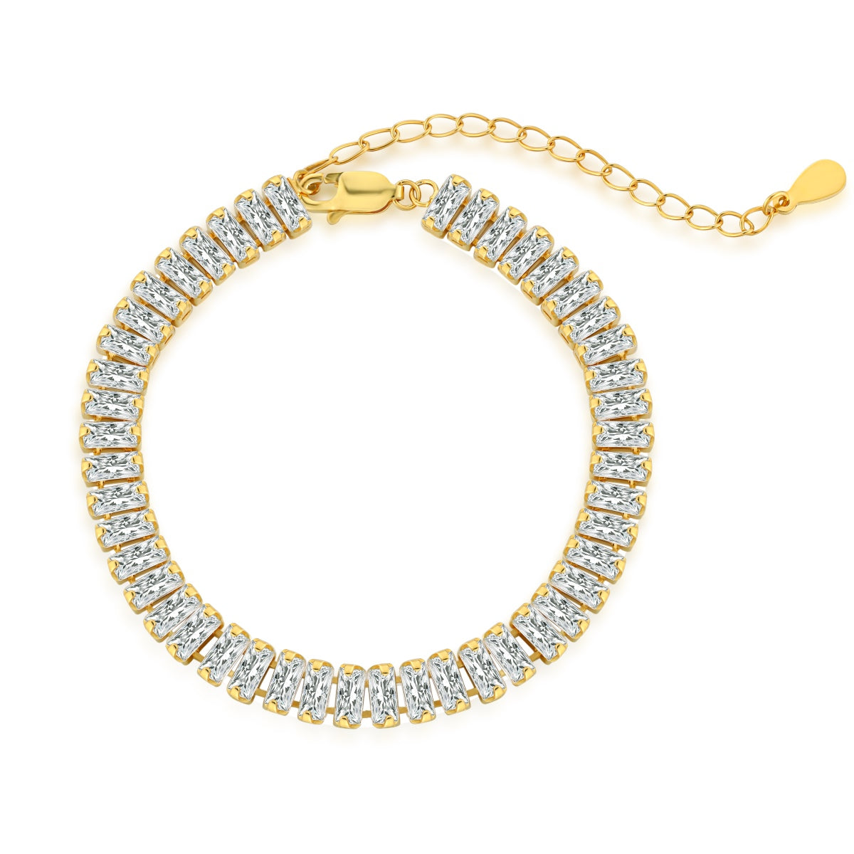 [RAFFINE]Exquisite Emerald Cut Daily Bracelet