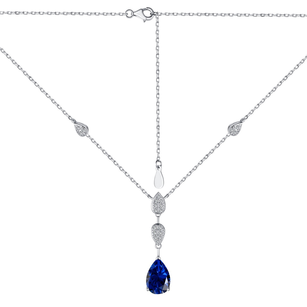 [RAFFINE]Collar deslumbrante con corte de pera